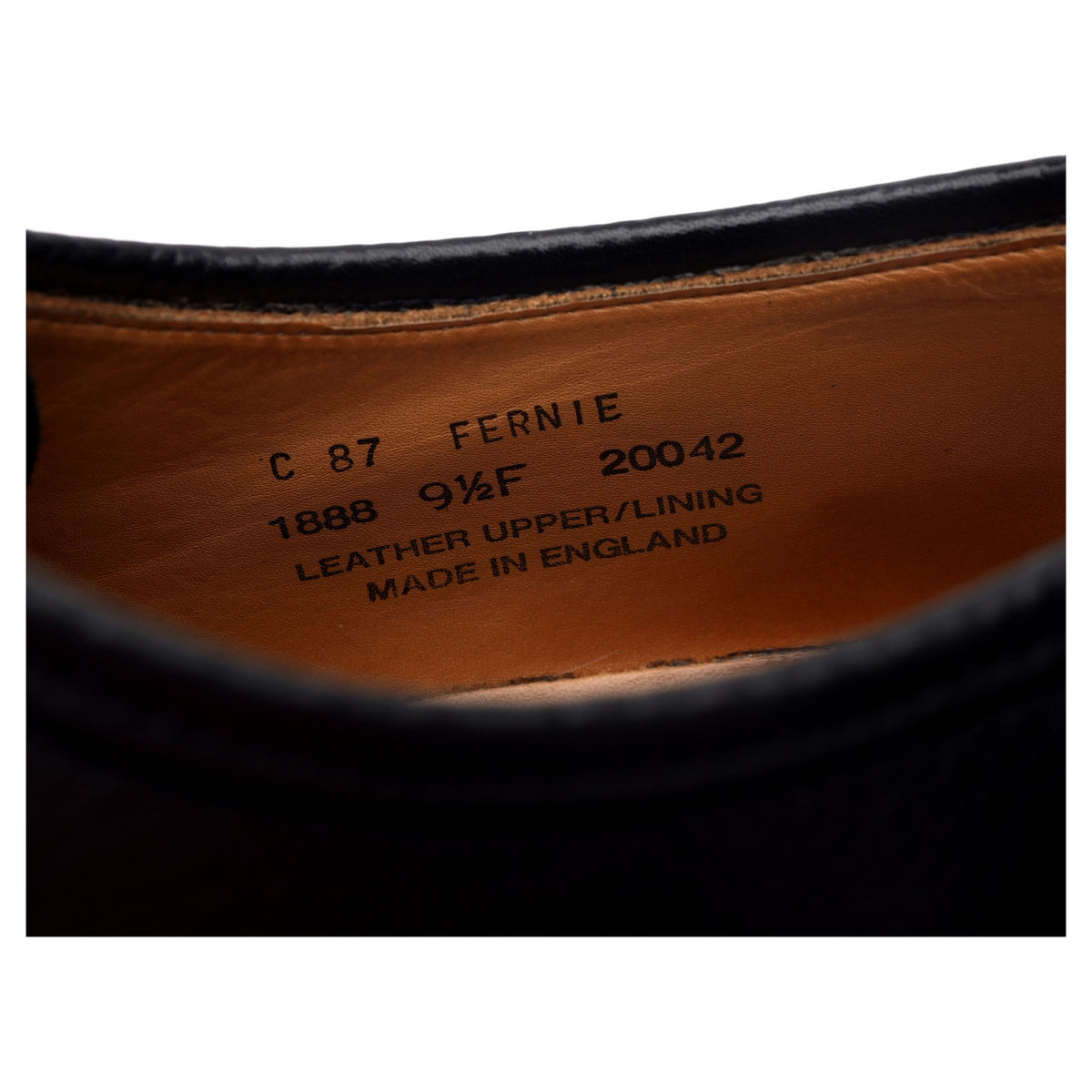 Shipton &amp; Heneage &#39;Fernie&#39; Black Leather Derby UK 9.5 F