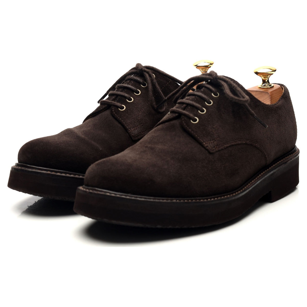 &#39;Curt&#39; Dark Brown Suede Derby UK 6.5 G