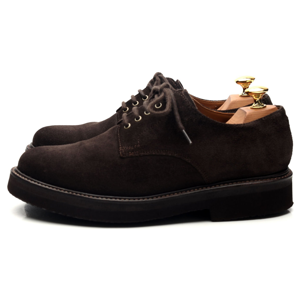 &#39;Curt&#39; Dark Brown Suede Derby UK 6.5 G