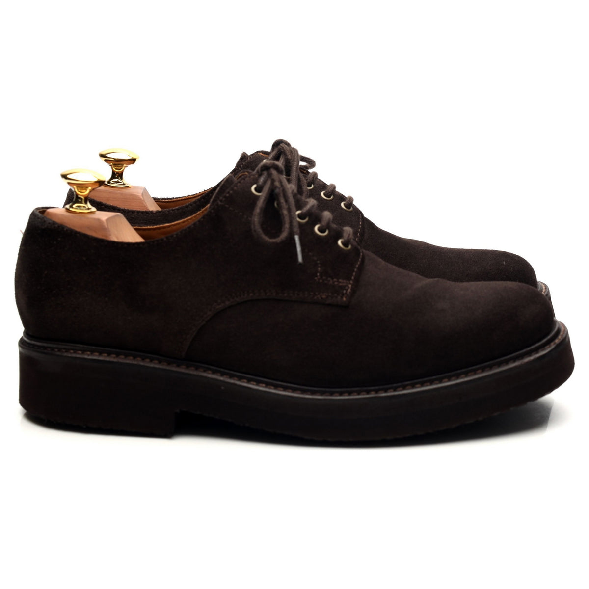 &#39;Curt&#39; Dark Brown Suede Derby UK 6.5 G