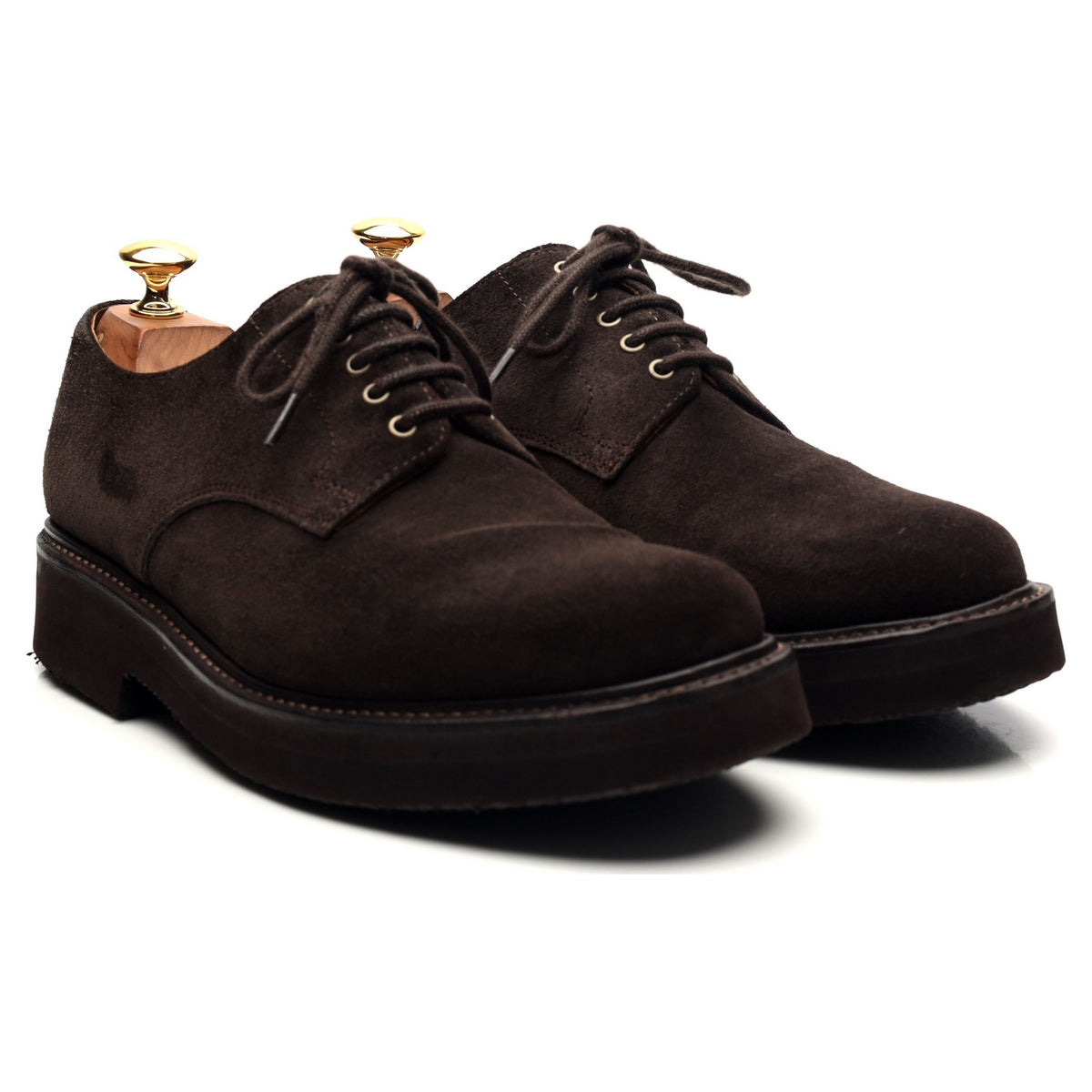 &#39;Curt&#39; Dark Brown Suede Derby UK 6.5 G