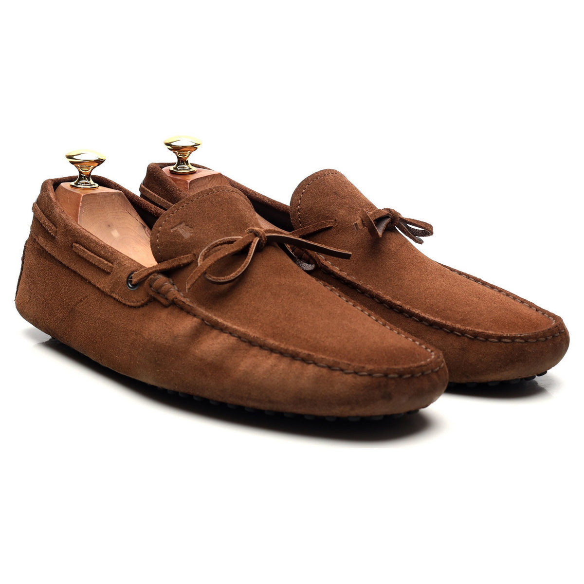 Gommino Brown Suede Driving Loafers UK 9.5
