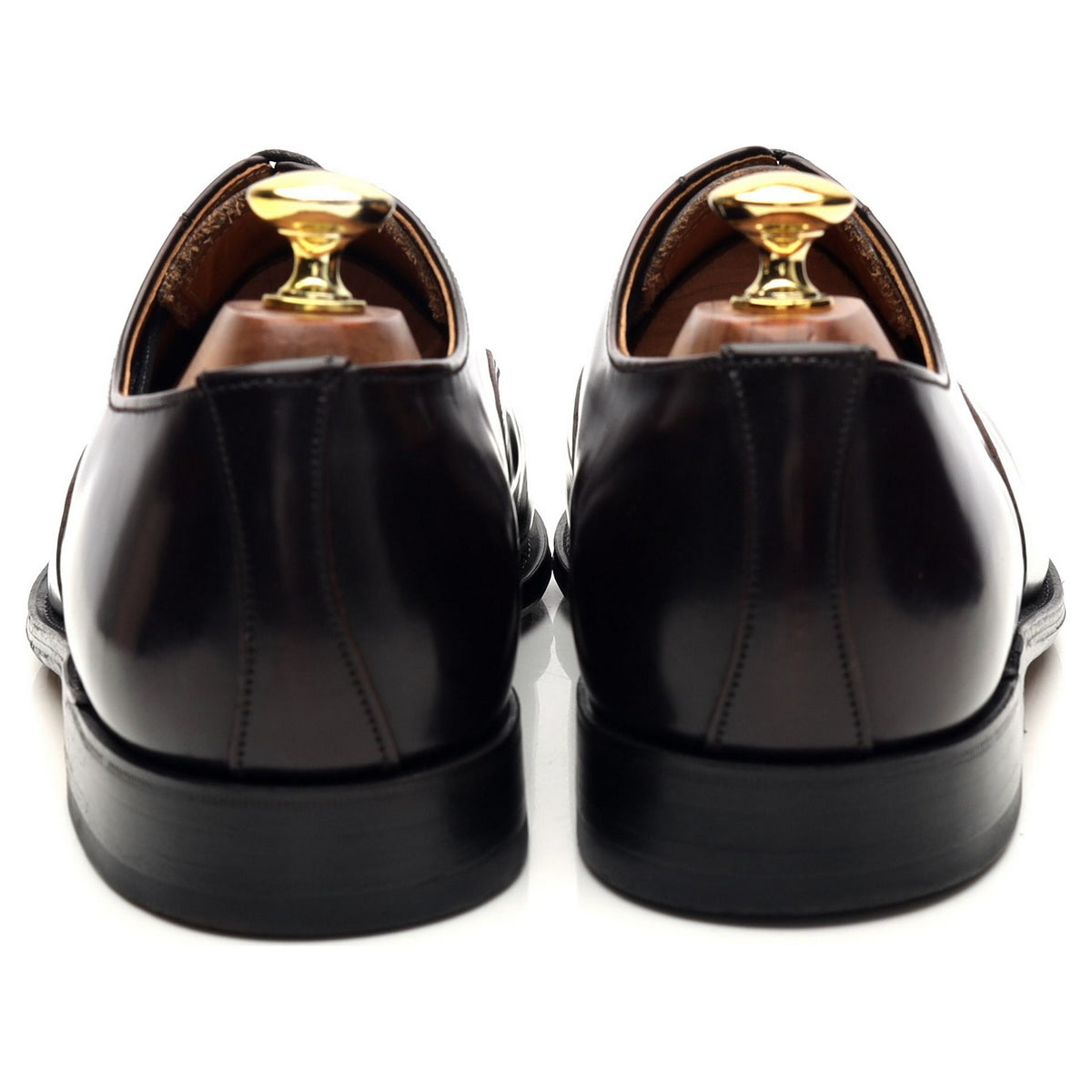 &#39;Camden&#39; Burgundy Leather Oxford UK 7.5 FX