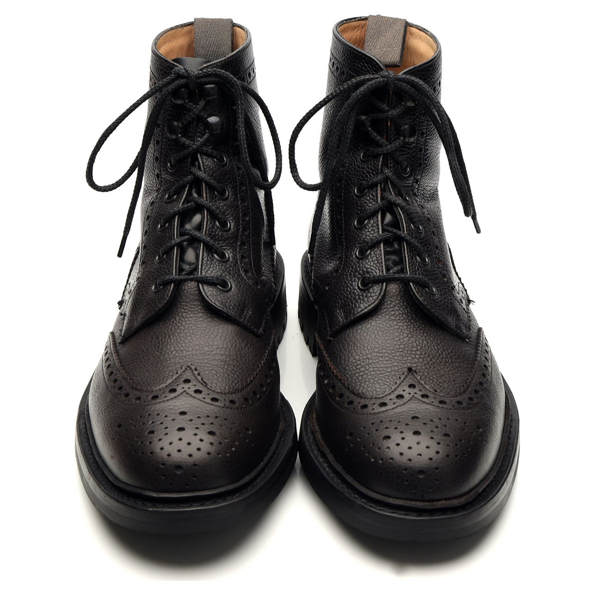 &#39;McFarlane 2&#39; Dark Brown Leather Boots UK 8.5 G