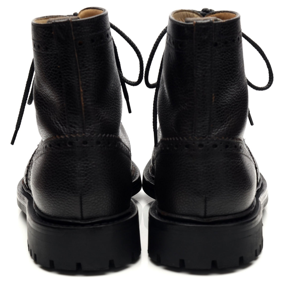 &#39;McFarlane 2&#39; Dark Brown Leather Boots UK 8.5 G