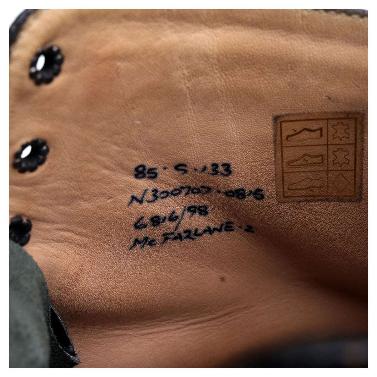 &#39;McFarlane 2&#39; Dark Brown Leather Boots UK 8.5 G