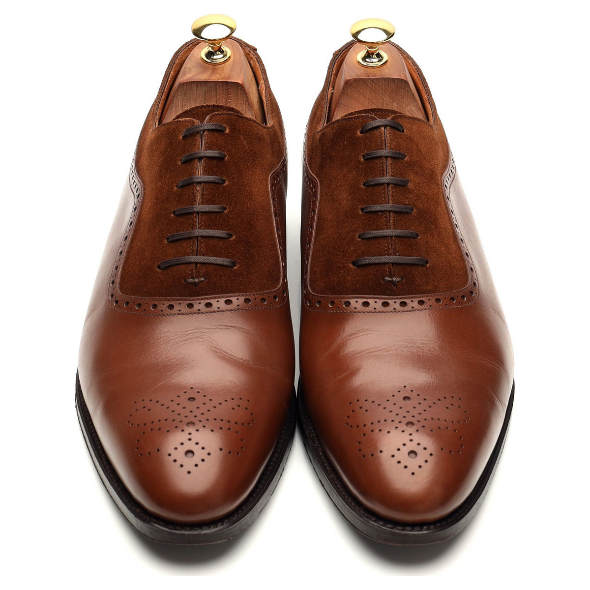 &#39;Roosevelt&#39; Brown Leather Oxford UK 10.5 E