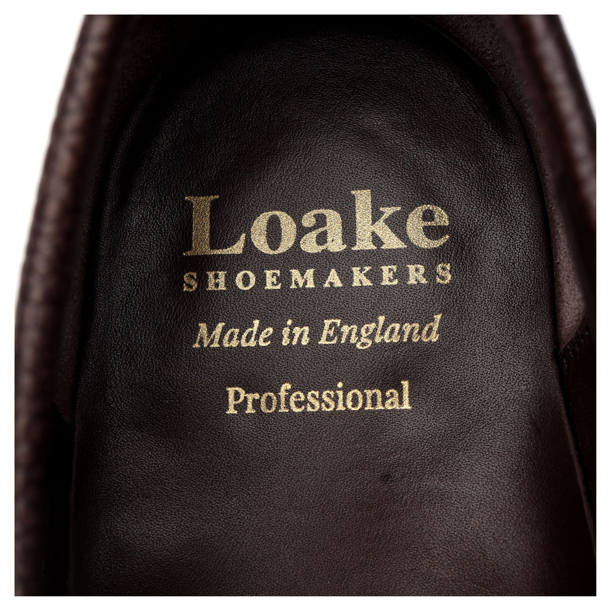 &#39;Imperial&#39; Dark Brown Grain Leather Loafers UK 9 F