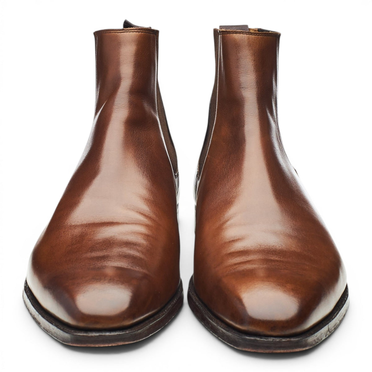 'Lingfield' Dark Brown Leather Chelsea Boots UK 11 E