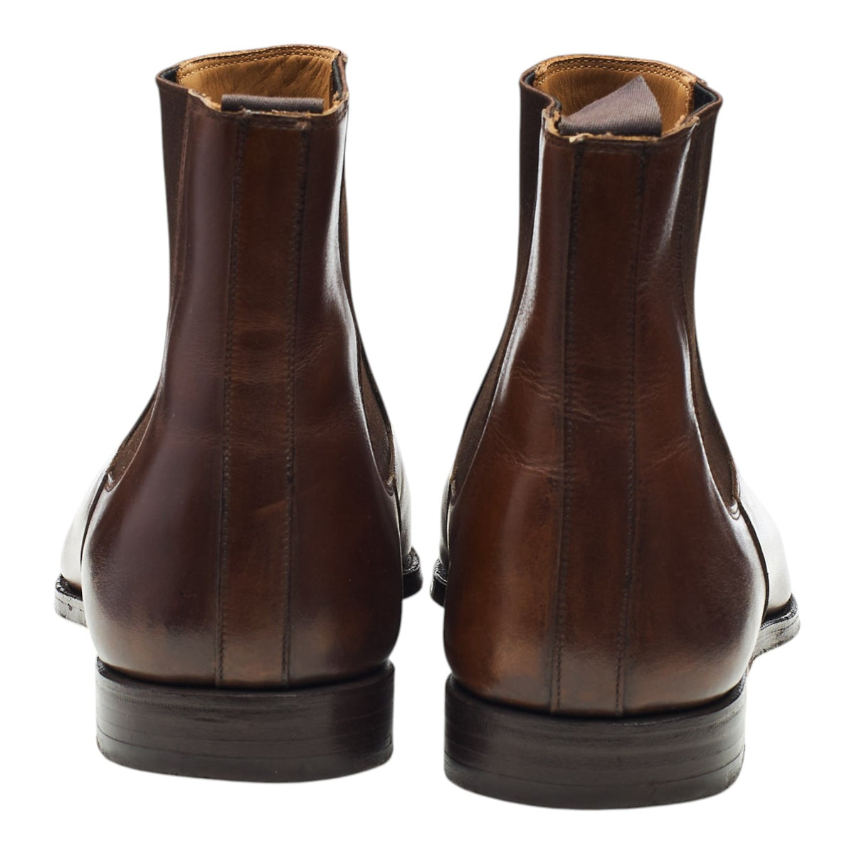 'Lingfield' Dark Brown Leather Chelsea Boots UK 11 E