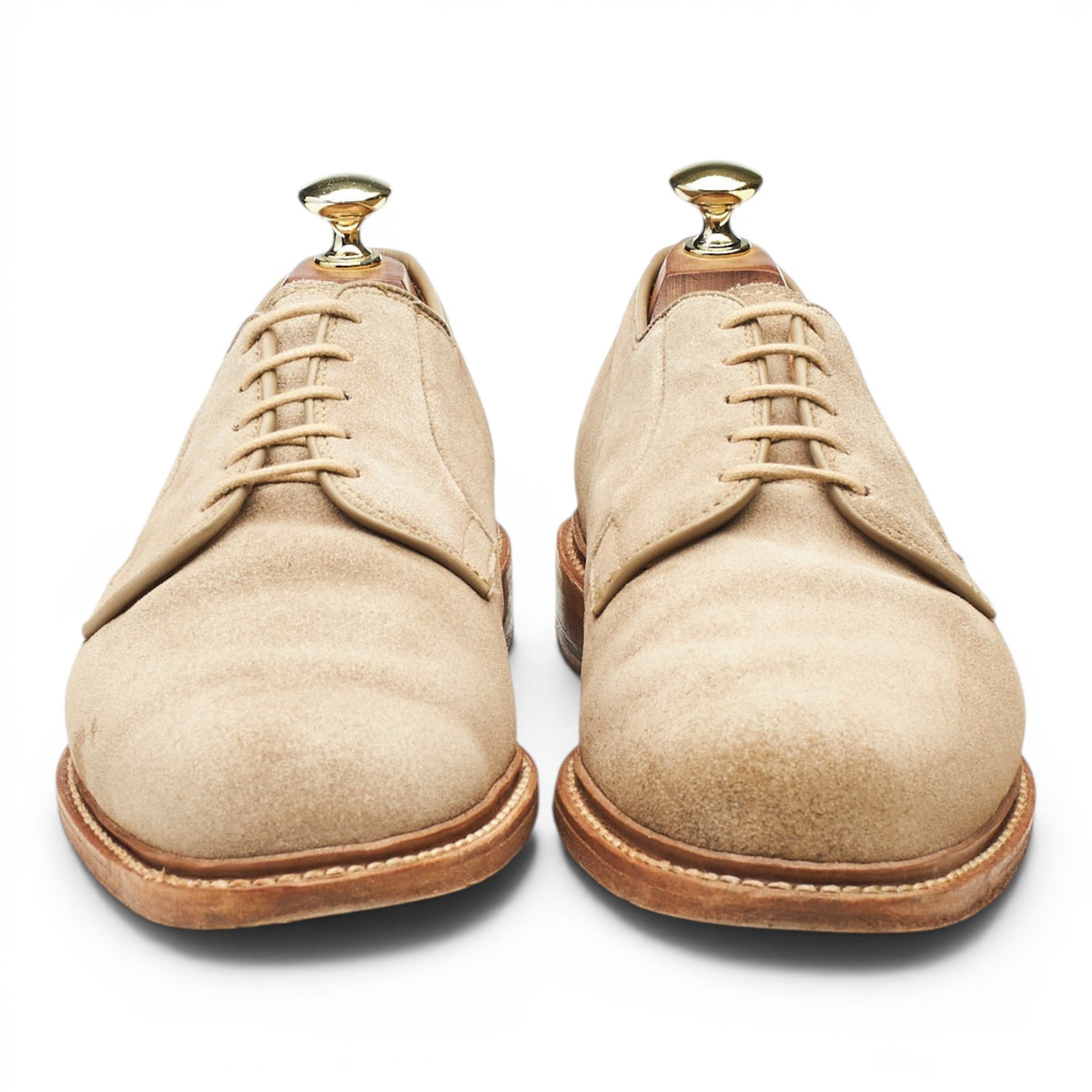 'Leeds' Beige Suede Derby UK 7 US 8 D