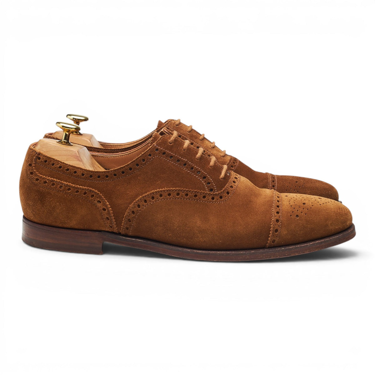 'Westfield' Snuff Brown Suede Oxford Brogues UK 8.5 E