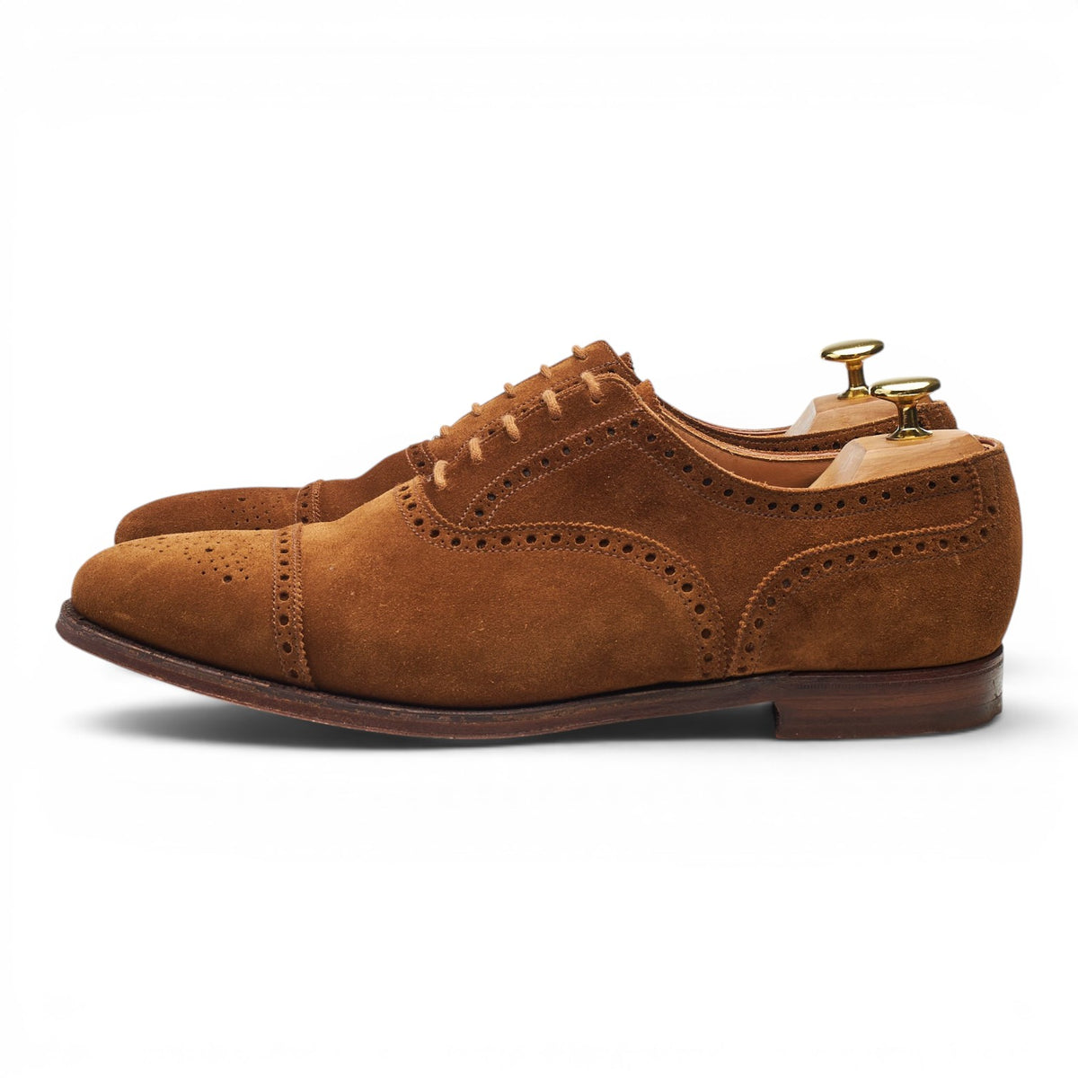 'Westfield' Snuff Brown Suede Oxford Brogues UK 8.5 E