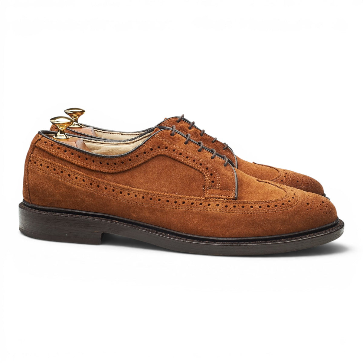 'MacNeil' Snuff Brown Suede Derby Brogues UK 9 US 10 D