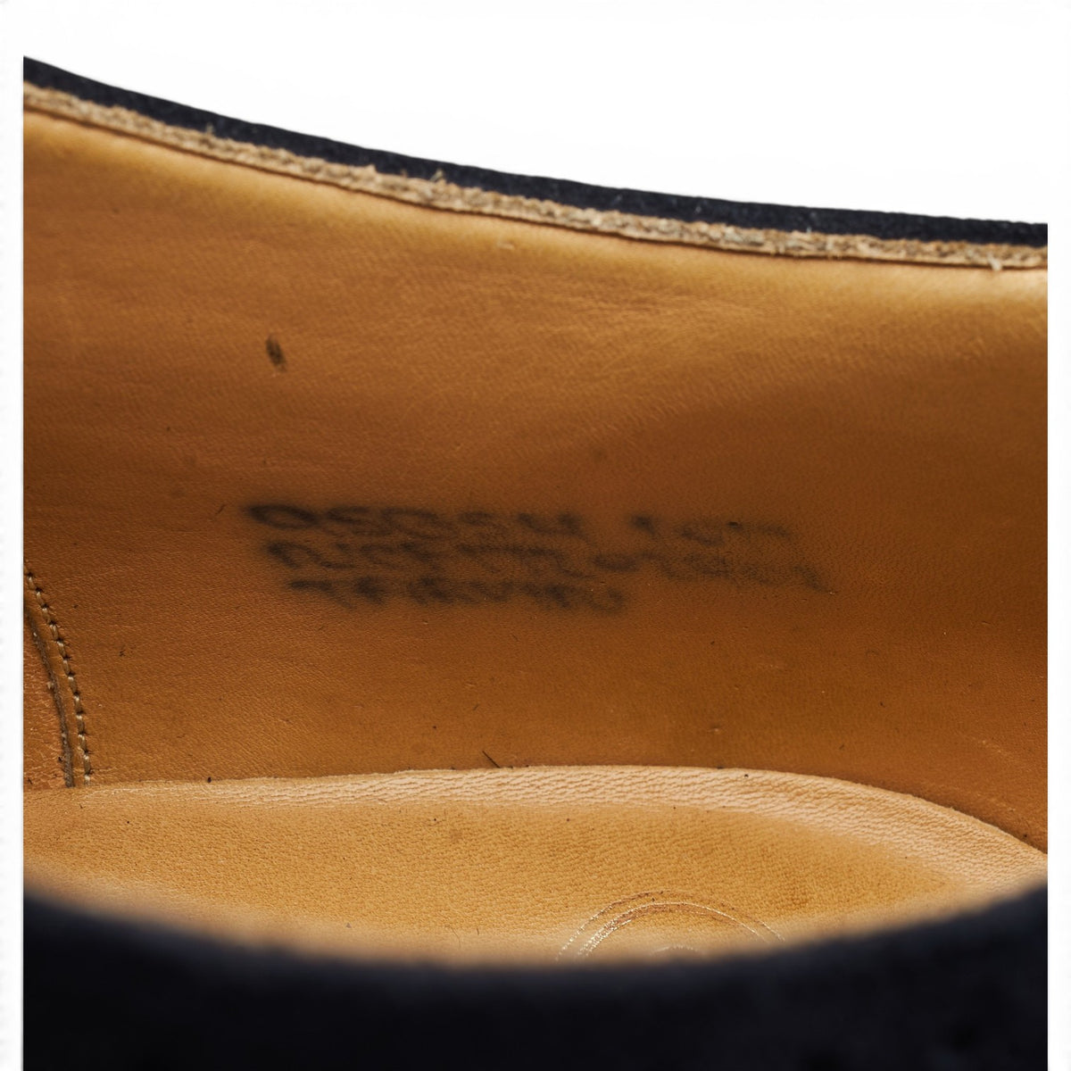'Tarvin' Navy Blue Suede Oxford Brogues UK 9.5 G
