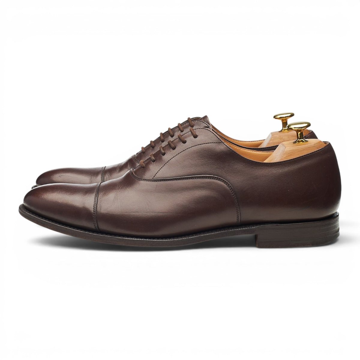 'Dubai' Dark Brown Leather Oxford UK 8 F