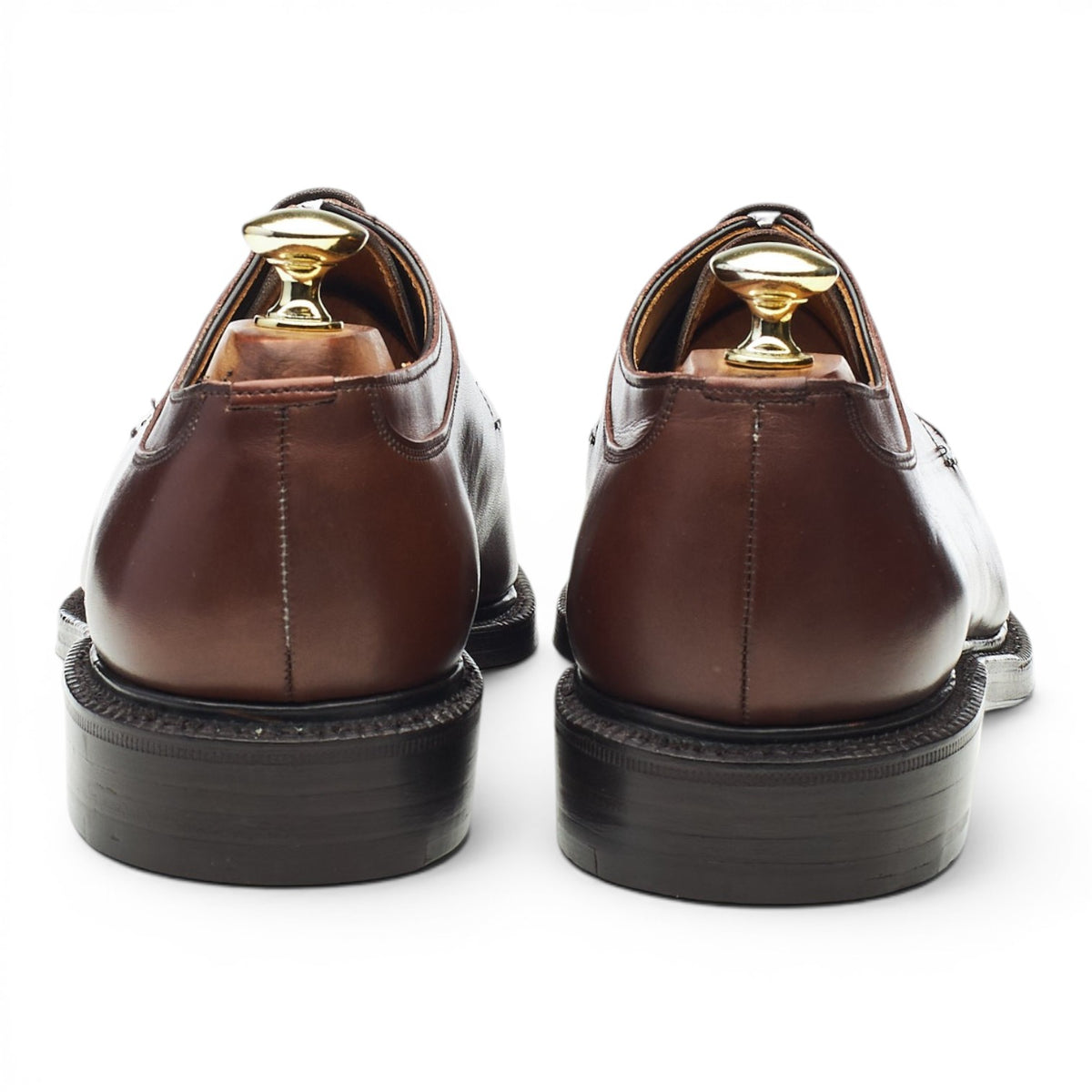 'Roxburgh' Dark Brown Leather Split Toe Derby UK 7 F