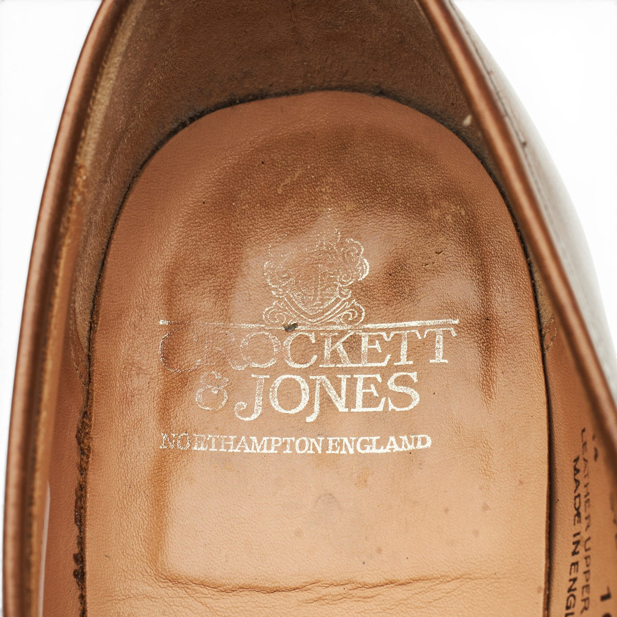 'Sydney' Brown Leather Loafers UK 10 E