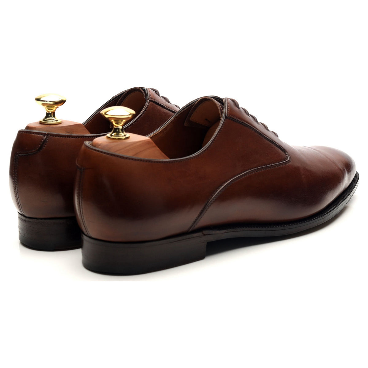 &#39;Ladbroke&#39; Brown Leather Oxford UK 8 E