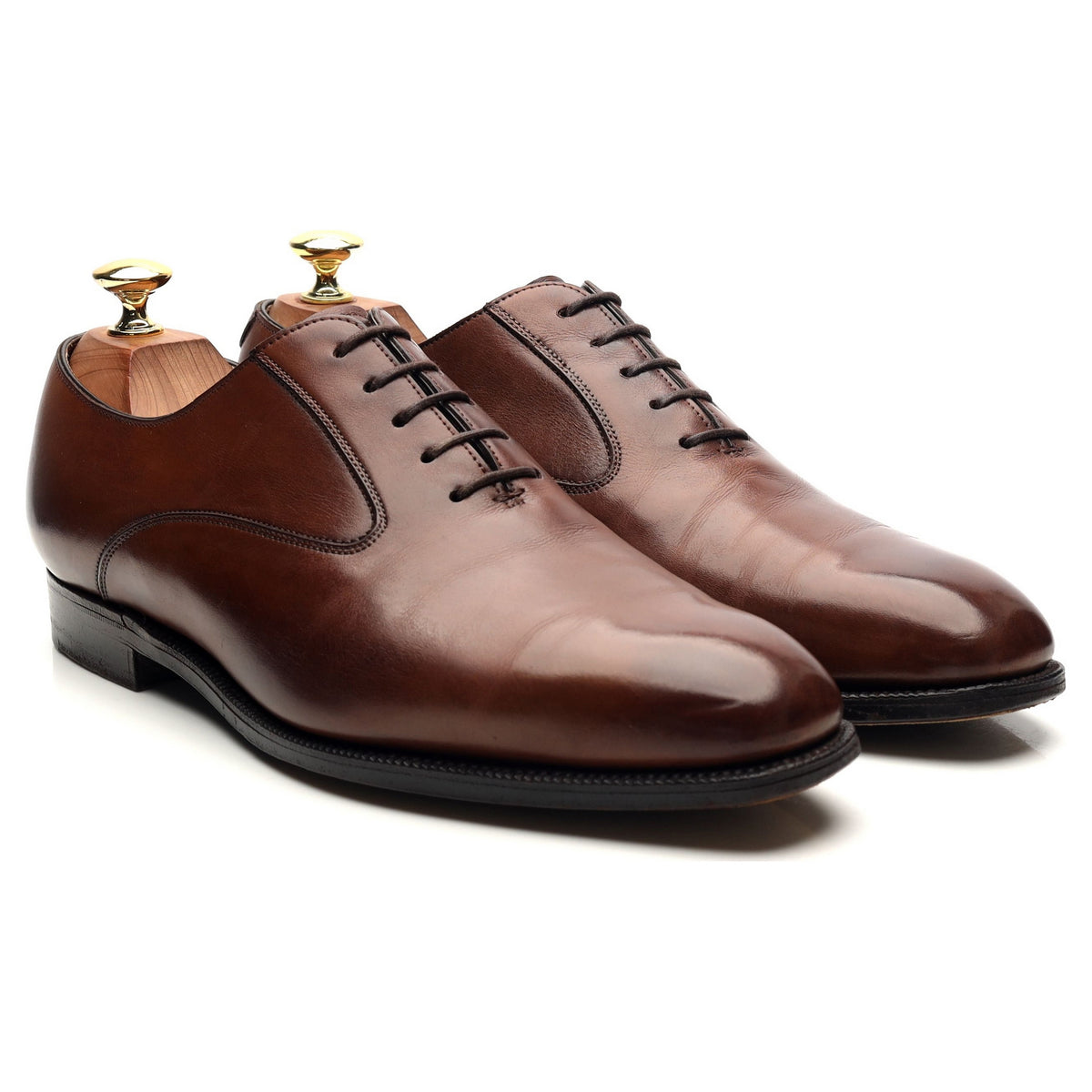 &#39;Ladbroke&#39; Brown Leather Oxford UK 8 E