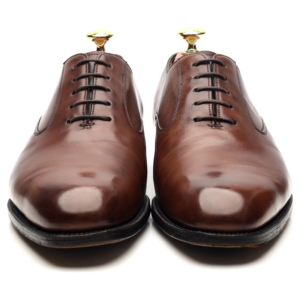 &#39;Ladbroke&#39; Brown Leather Oxford UK 8 E