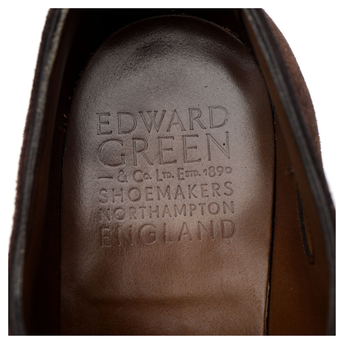 &#39;Chelsea&#39; Dark Brown Suede Oxford UK 5.5 E