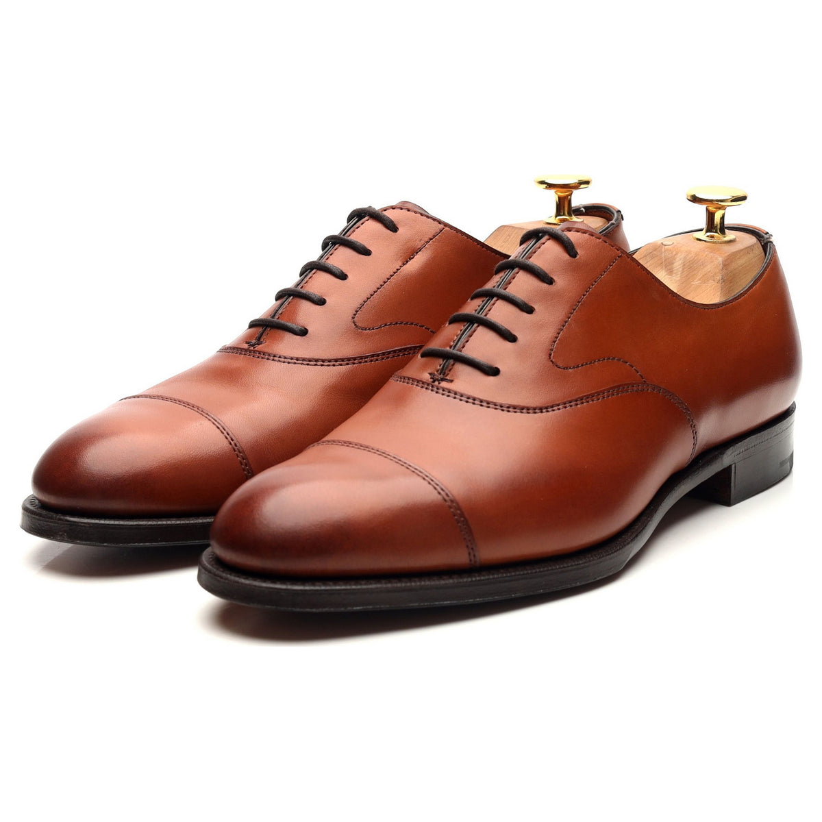 &#39;Chelsea&#39; Tan Brown Oxford UK 5.5 E