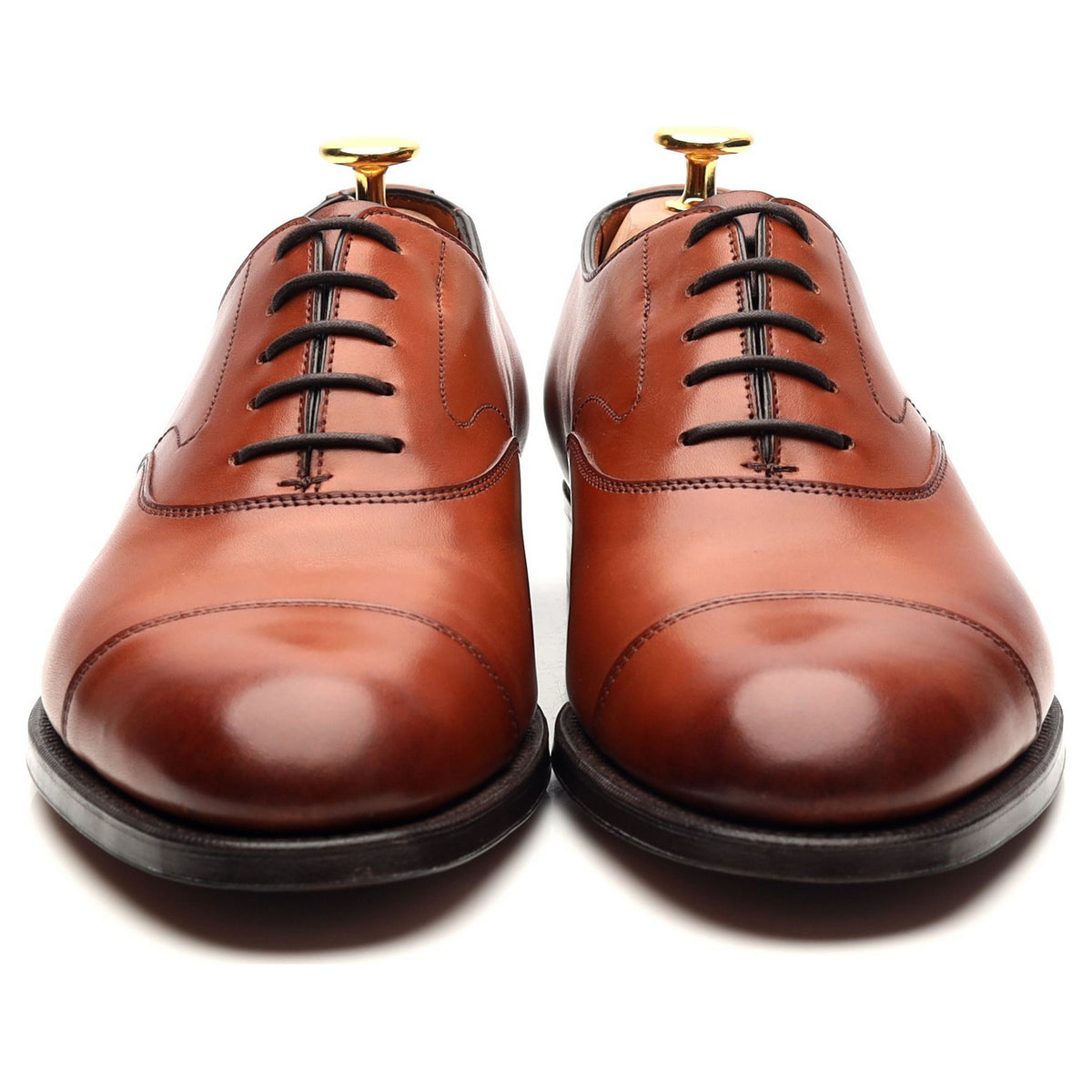 &#39;Chelsea&#39; Tan Brown Oxford UK 5.5 E