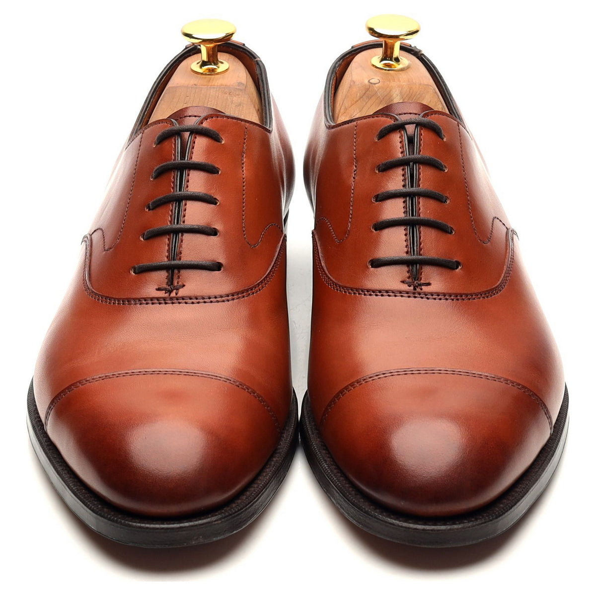 &#39;Chelsea&#39; Tan Brown Oxford UK 5.5 E