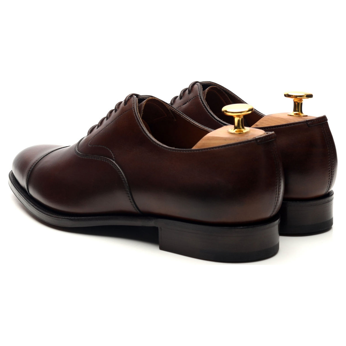 &#39;Chelsea&#39; Dark Brown Leather Oxford UK 5.5 E