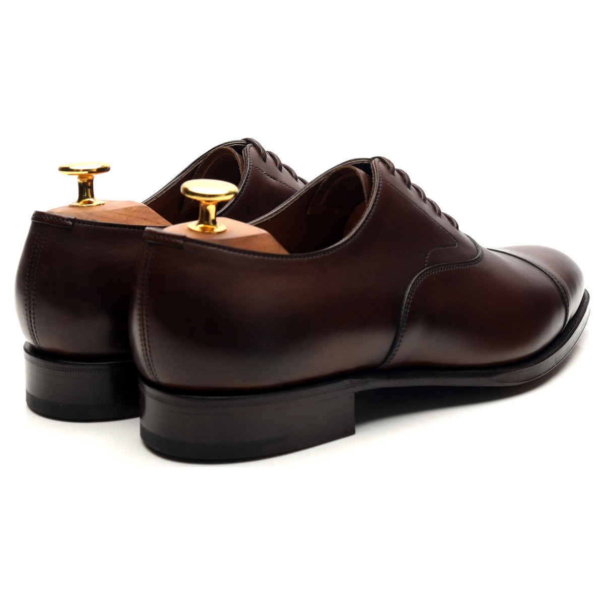 &#39;Chelsea&#39; Dark Brown Leather Oxford UK 5.5 E