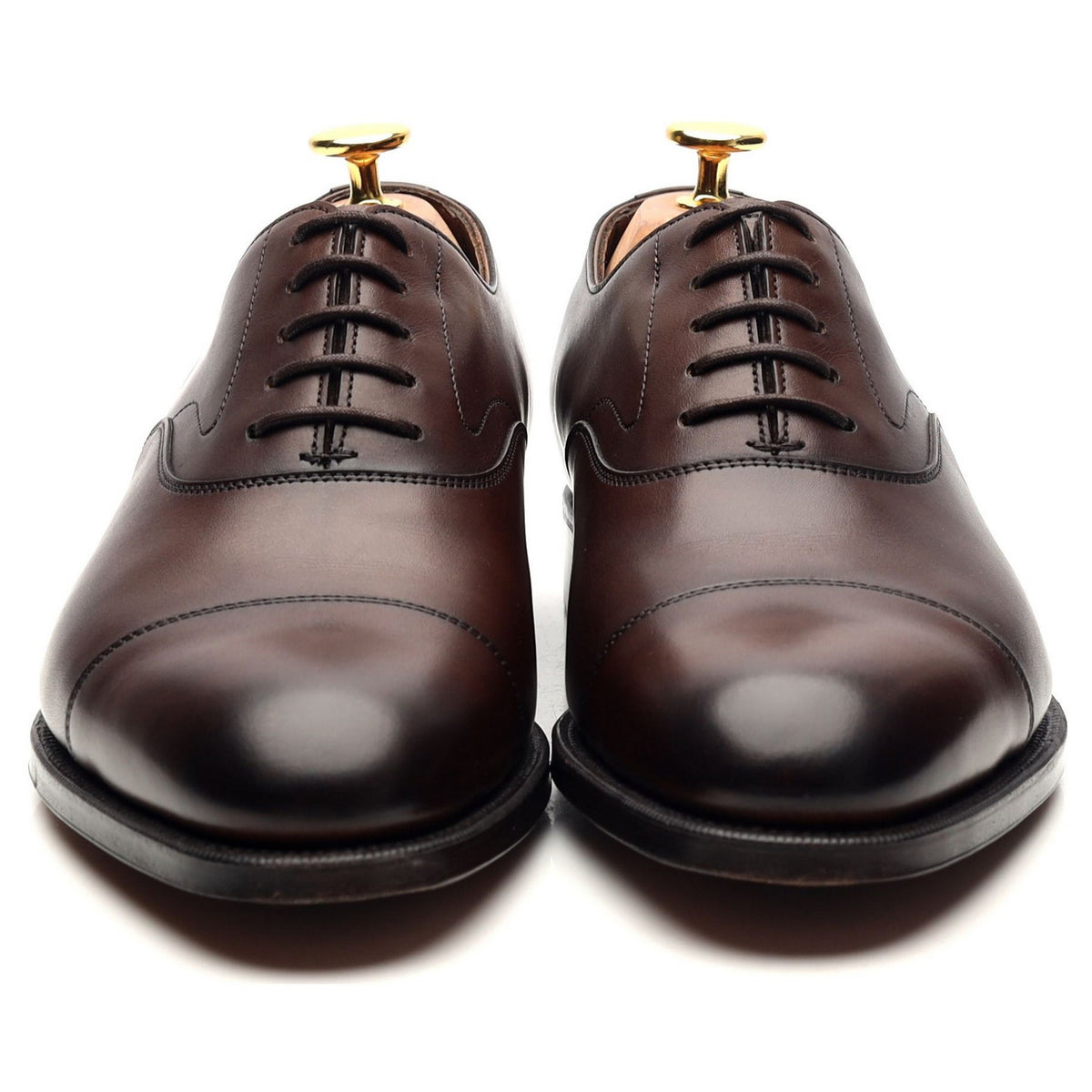 &#39;Chelsea&#39; Dark Brown Leather Oxford UK 5.5 E