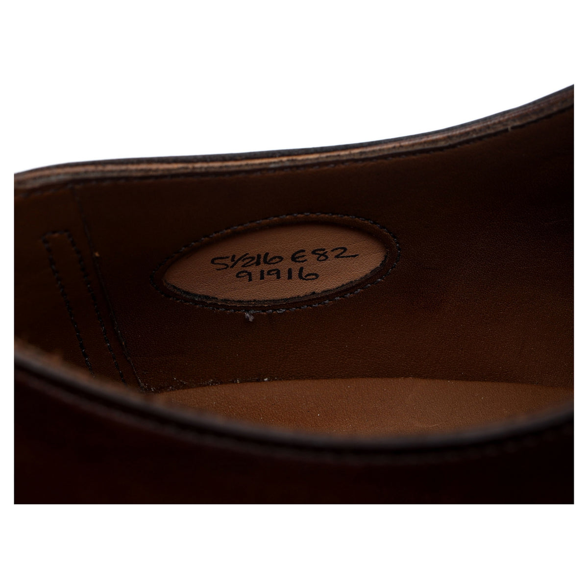 &#39;Chelsea&#39; Dark Brown Leather Oxford UK 5.5 E