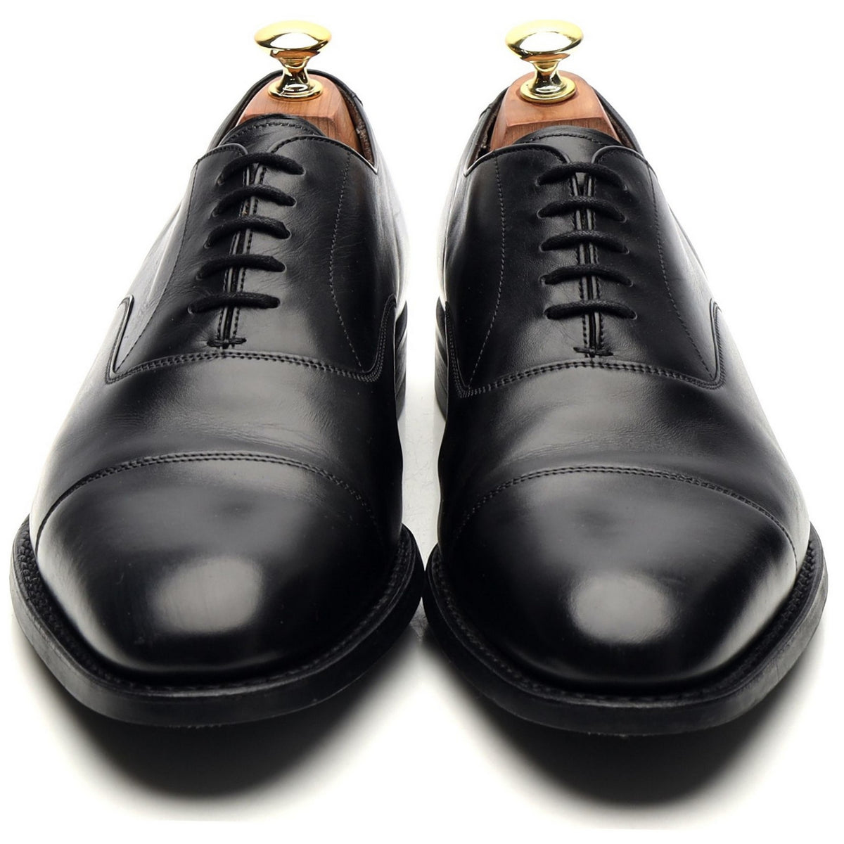 &#39;Lime&#39; Black Leather Oxford UK 8 G