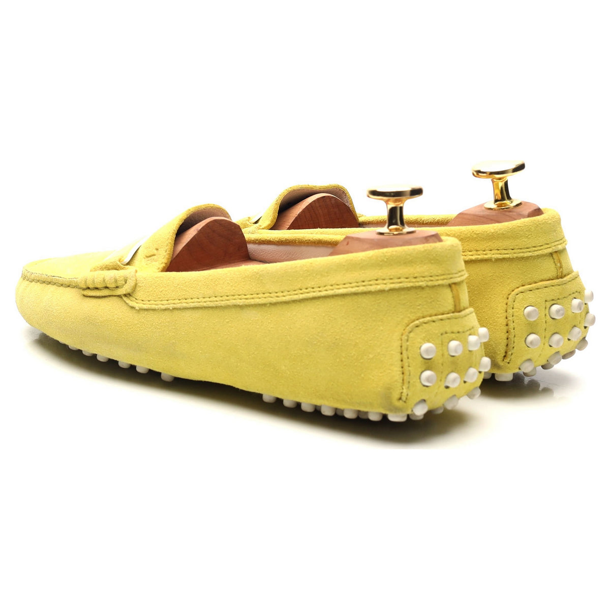 Women&#39;s Yellow Suede Driving Loafers UK 3 EU 36