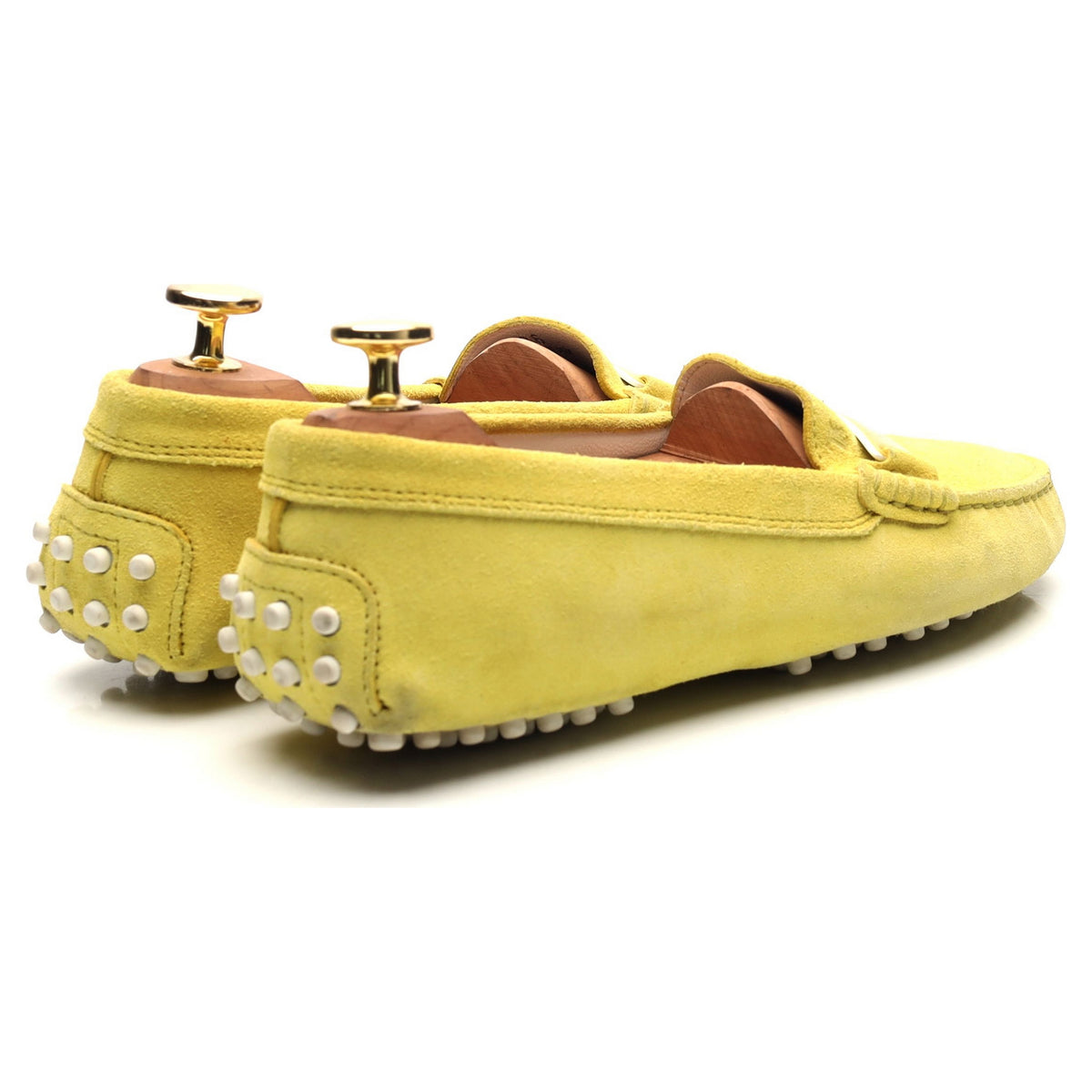 Women&#39;s Yellow Suede Driving Loafers UK 3 EU 36