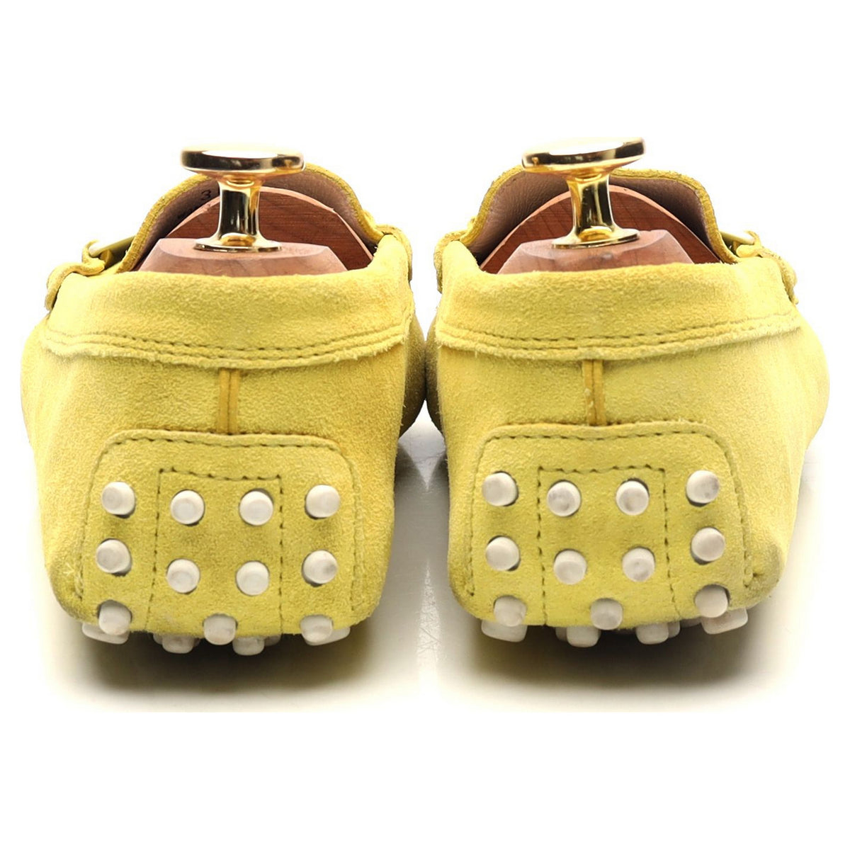 Women&#39;s Yellow Suede Driving Loafers UK 3 EU 36