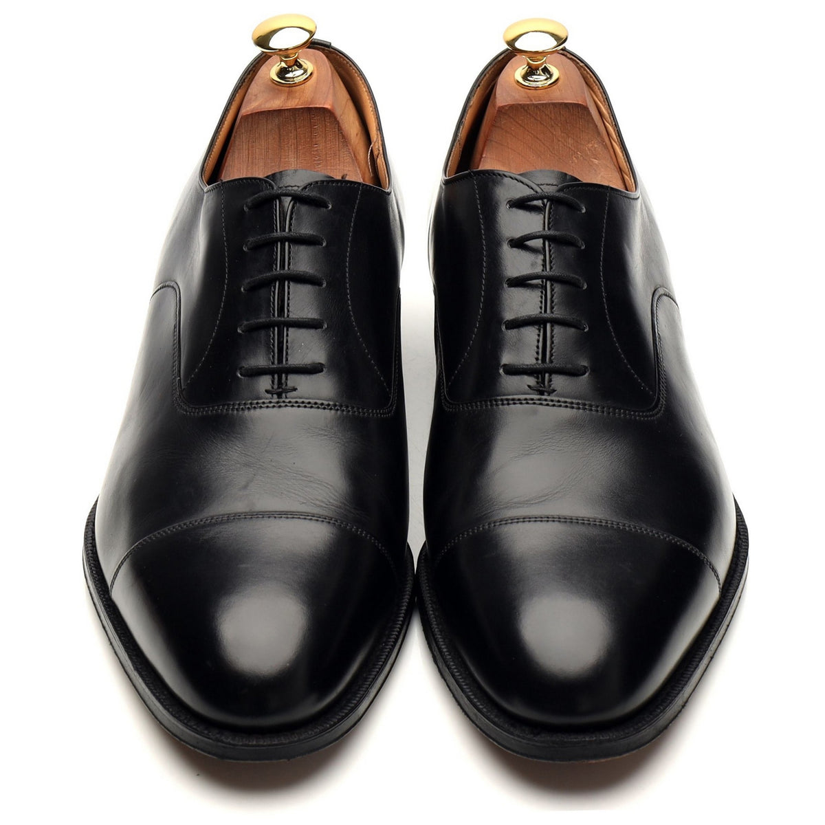 Black Leather Oxford UK 10.5 F