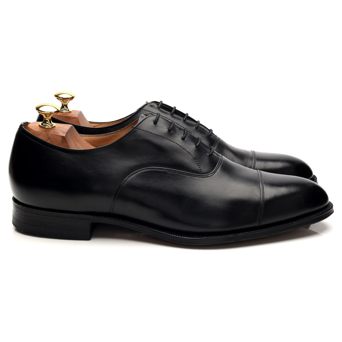Black Leather Oxford UK 10.5 F