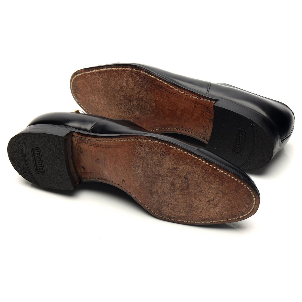 Black Leather Oxford UK 10.5 F