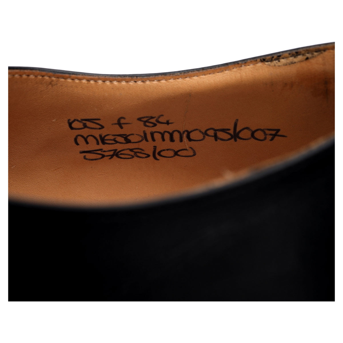 Black Leather Oxford UK 10.5 F