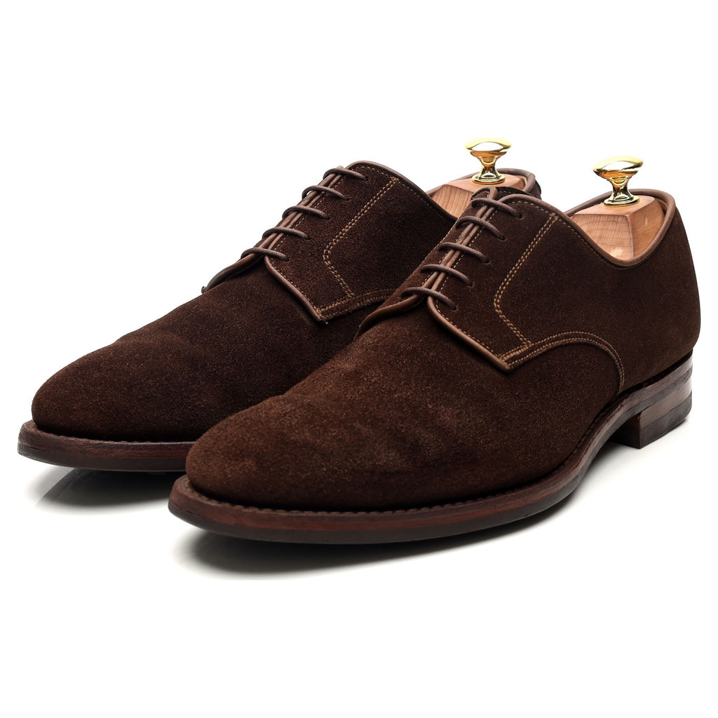 'Bristol' Dark Brown Suede Derby UK 8 E