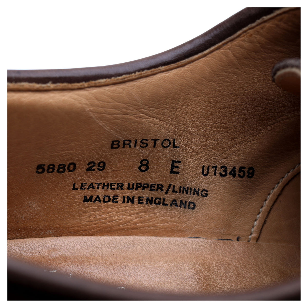 &#39;Bristol&#39; Dark Brown Suede Derby UK 8 E