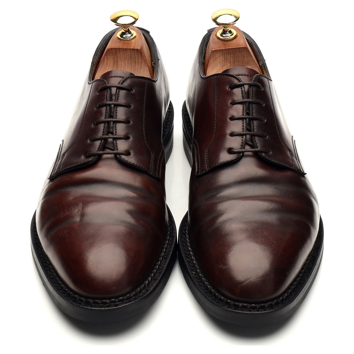 &#39;Windermere&#39; Burgundy Cordovan Leather Derby UK 8 E