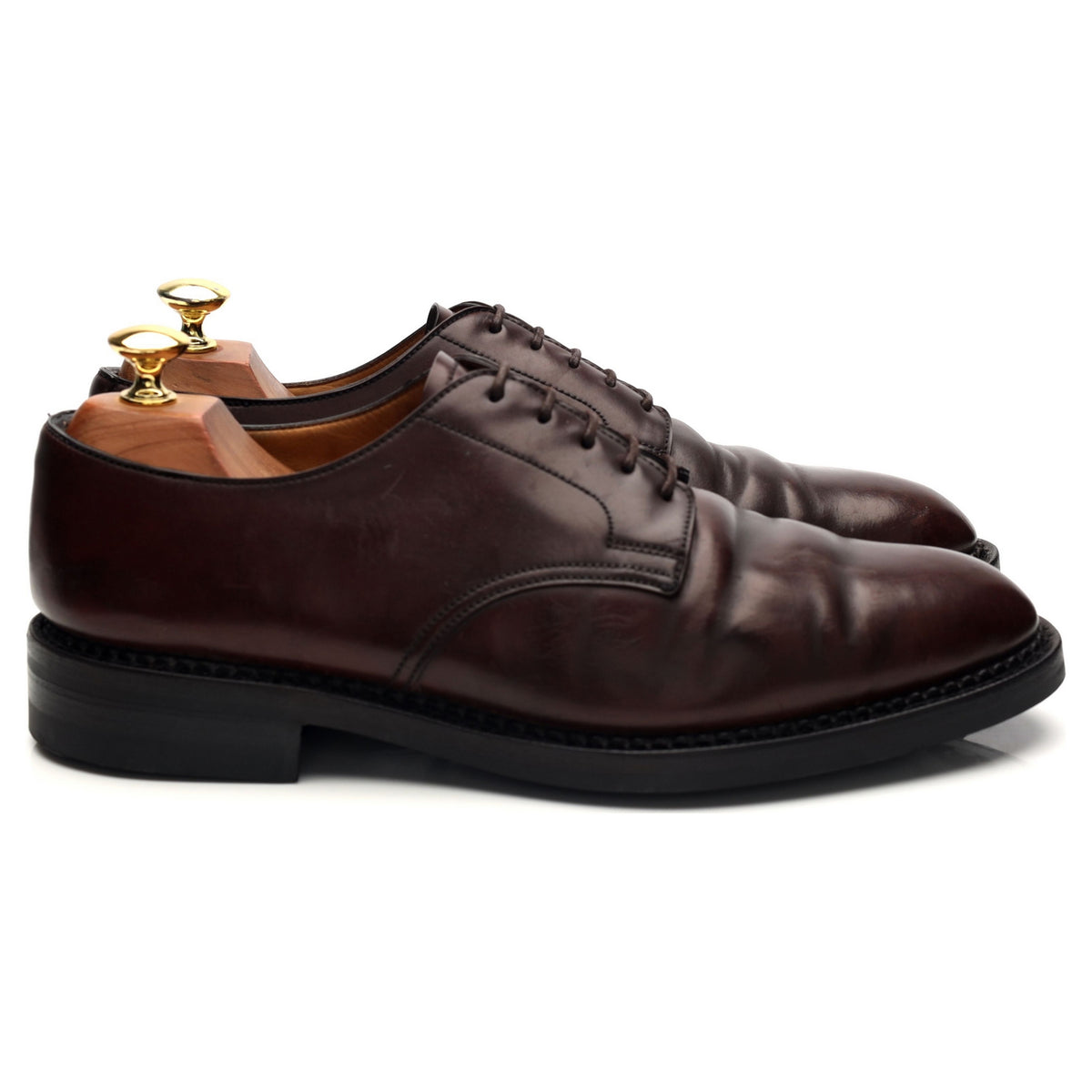 &#39;Windermere&#39; Burgundy Cordovan Leather Derby UK 8 E