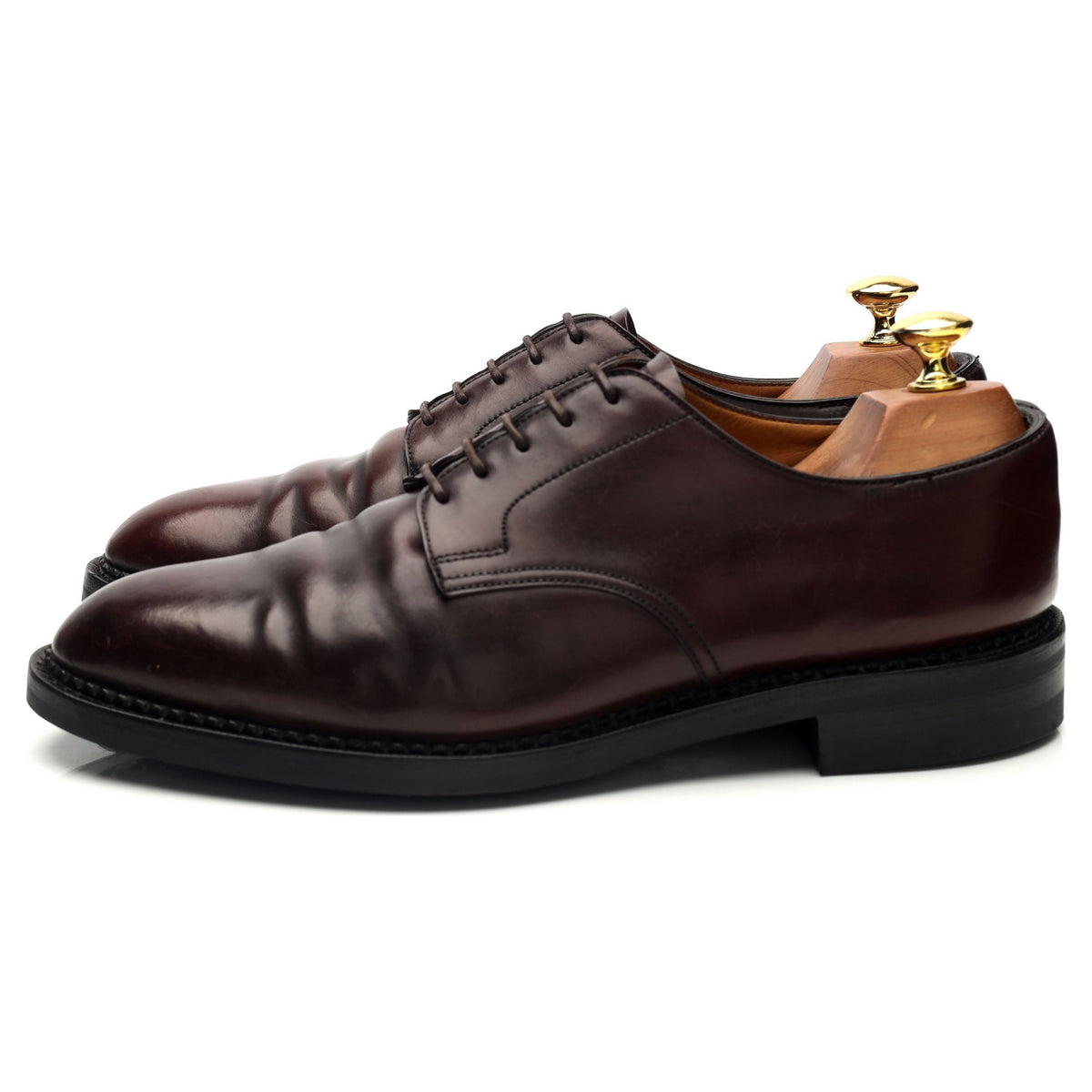 &#39;Windermere&#39; Burgundy Cordovan Leather Derby UK 8 E