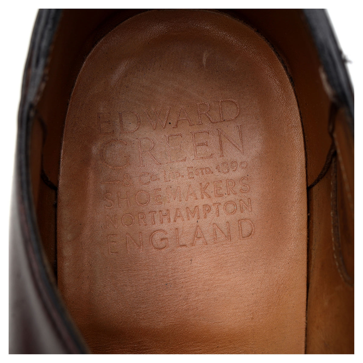 &#39;Windermere&#39; Burgundy Cordovan Leather Derby UK 8 E