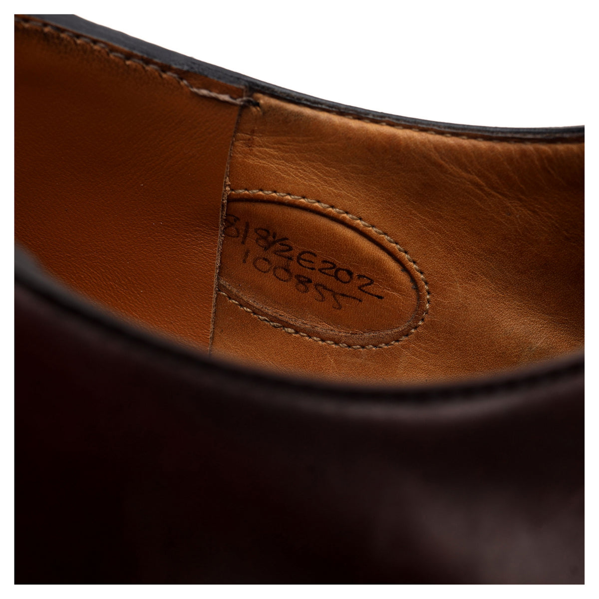 &#39;Windermere&#39; Burgundy Cordovan Leather Derby UK 8 E