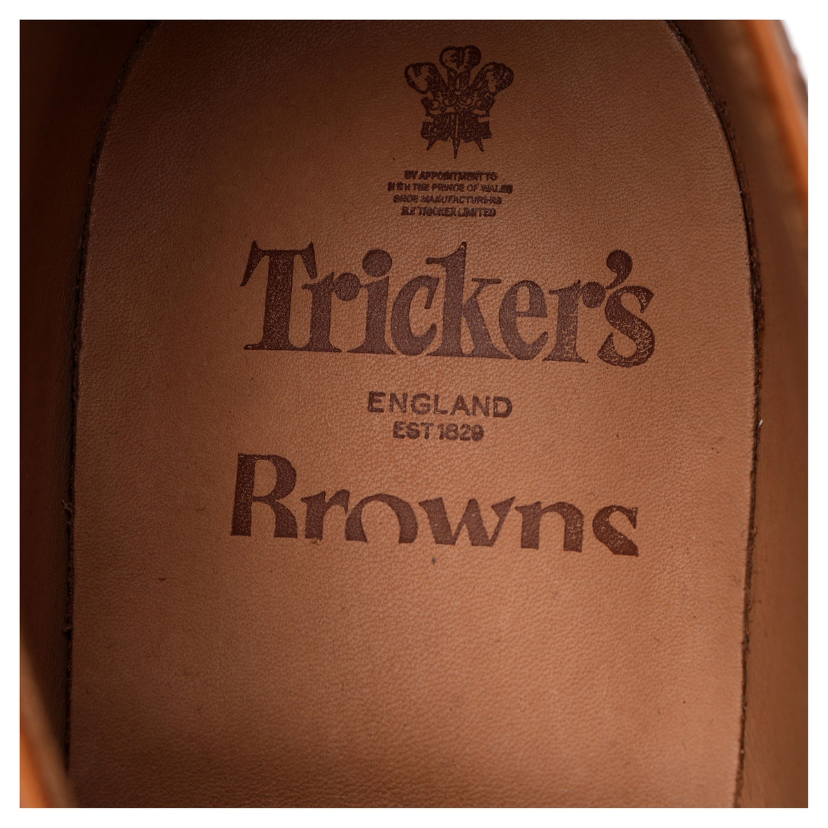 &#39;Bourton&#39; Tan Brown Leather Derby Brogues UK 10 / 11 MISMATCHED