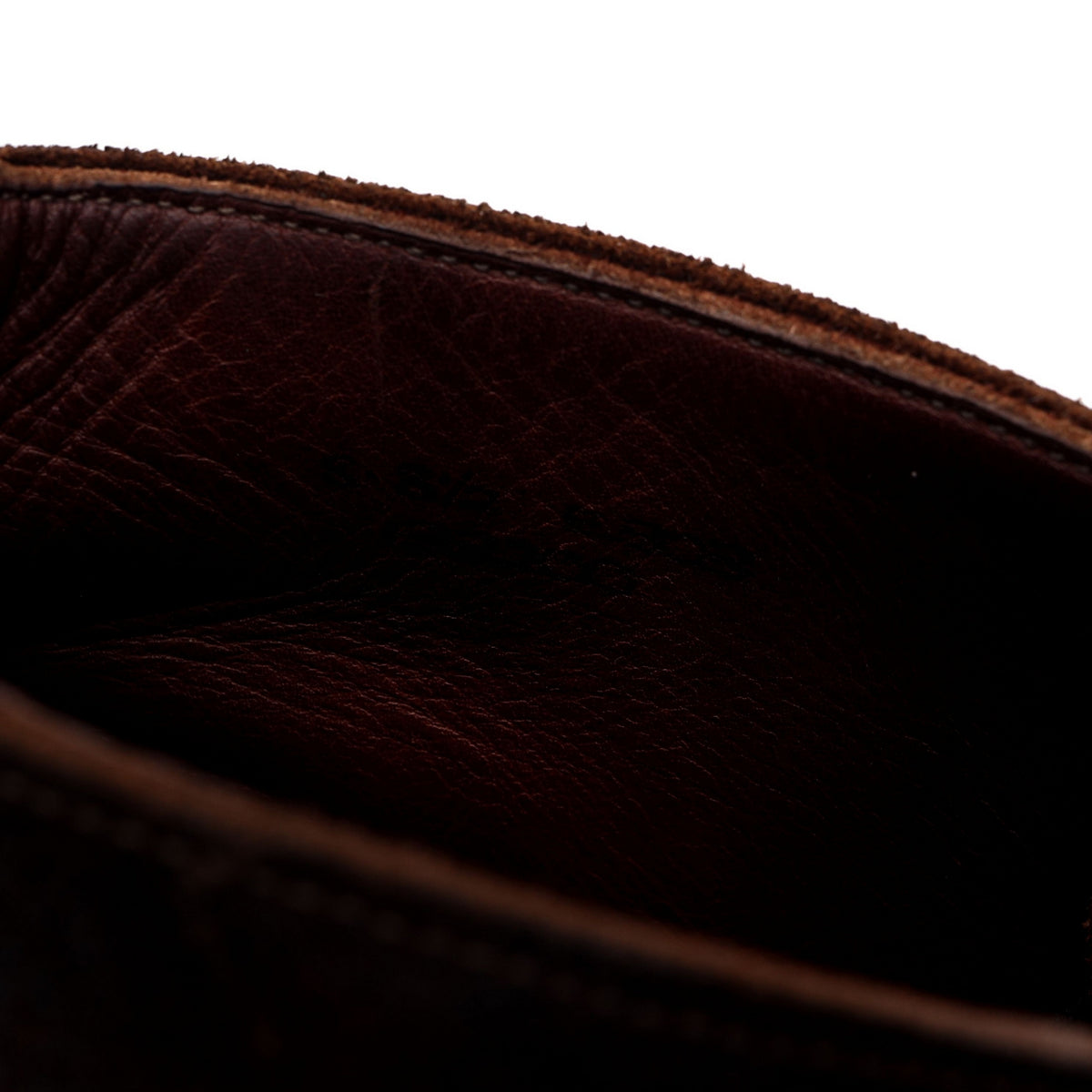 &#39;Lanark&#39; Dark Brown Waxed Suede Chukka Boots UK 8 E